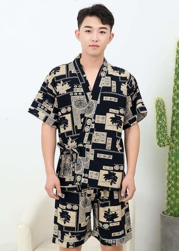 サウナハット 和風モダンペアサウナウェア