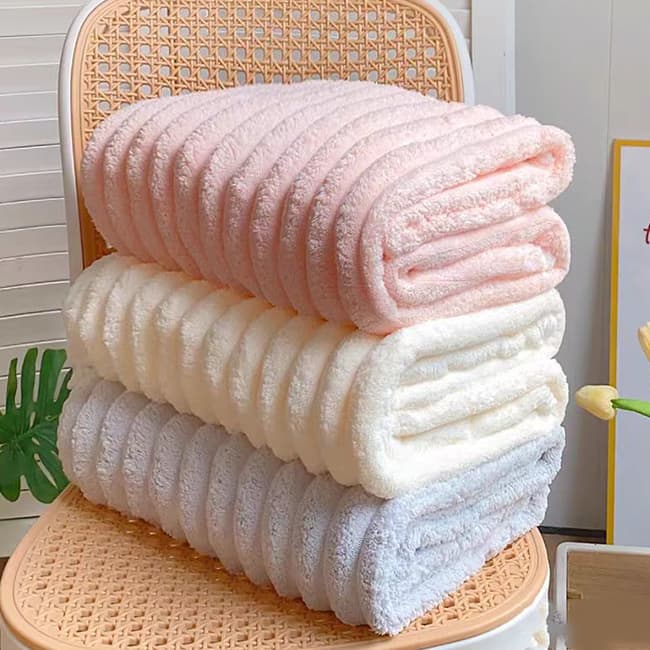 サウナグッズ サウナタオル 大判 吸水速乾 柔らかい バスタオル 4色展開