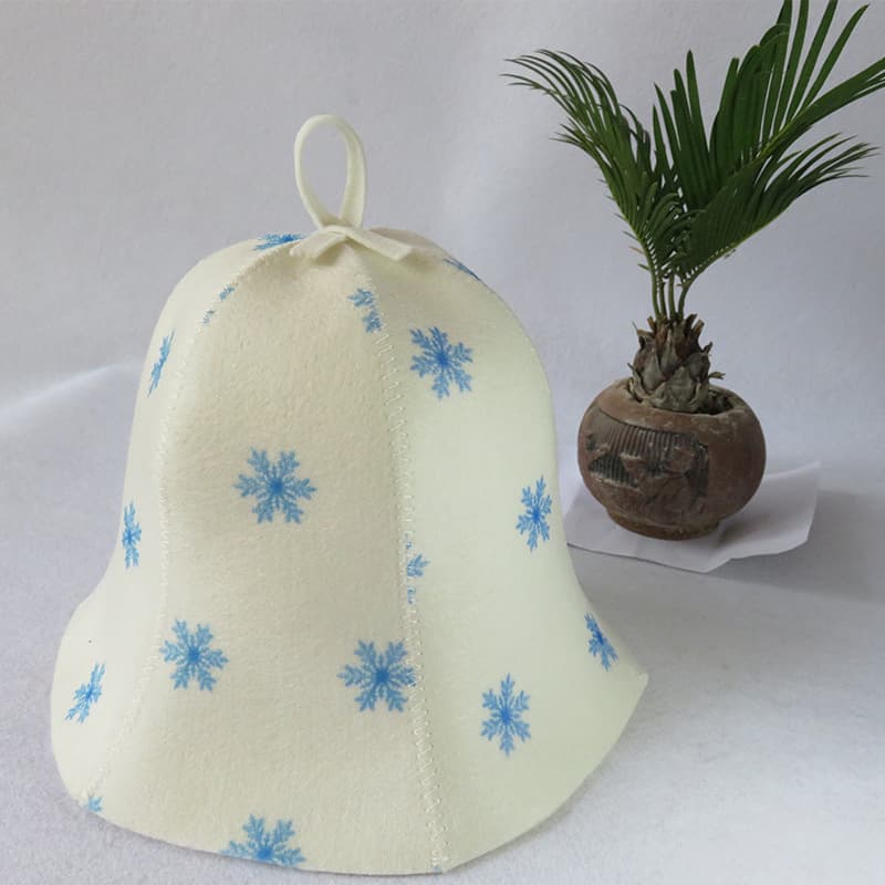 サウナハット サウナハット 雪花の癒し