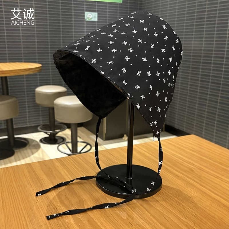サウナグッズ 和モダン 小紋柄 両面着用サウナハット