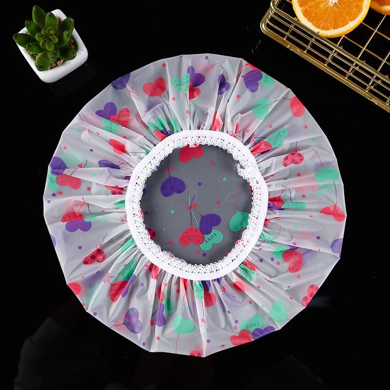 華やか模様のふんわりサウナハット