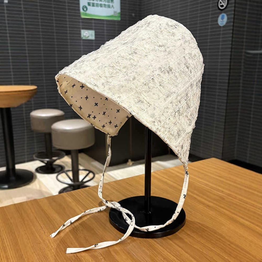 サウナグッズ 和モダン 小紋柄 両面着用サウナハット